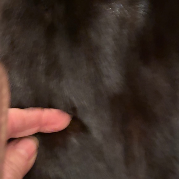 Vintage The Fashion Hermes/Rosenfield Shreveport Black Mink Coat 10-12 - Picture 9 of 13